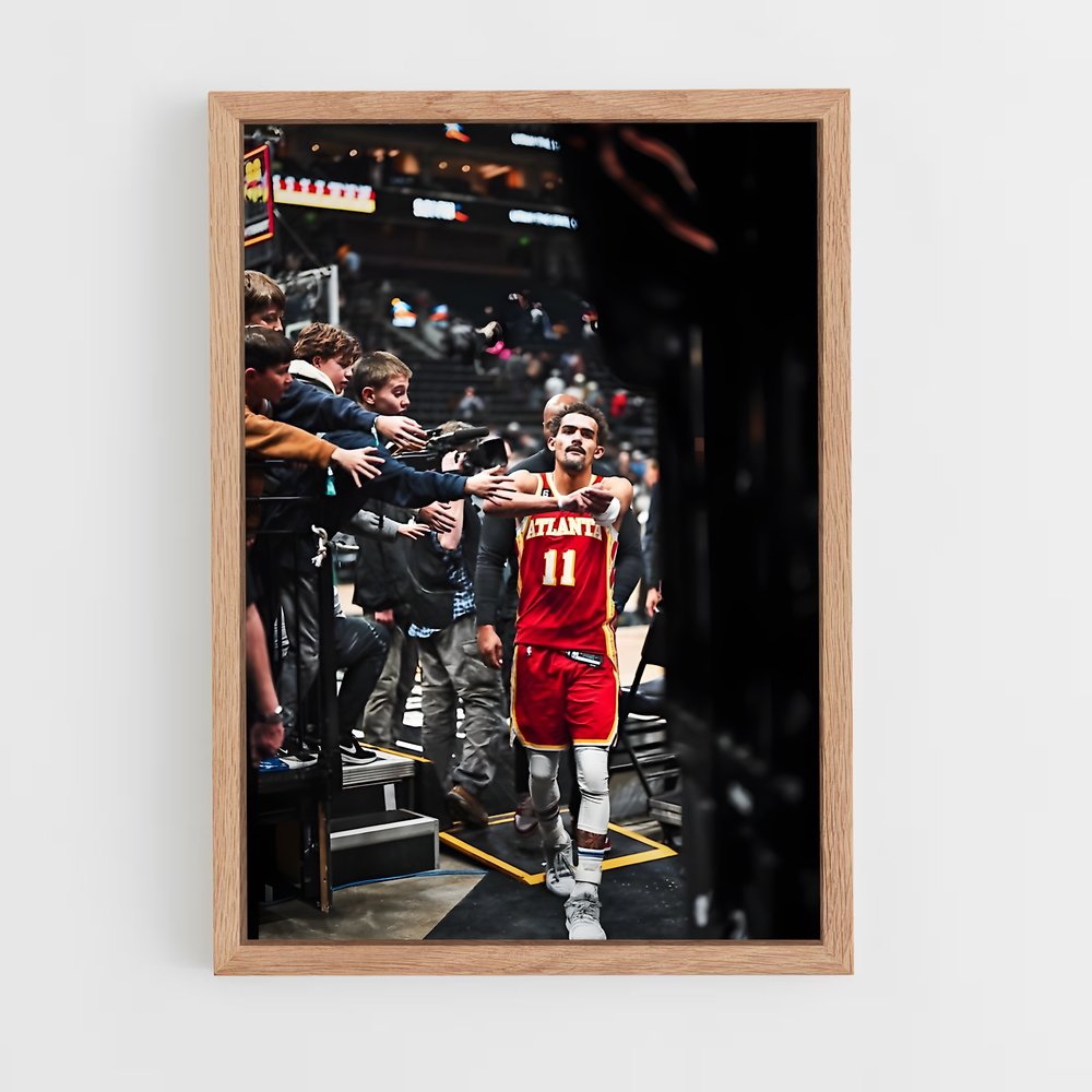 Poster Trae young – affiche Basketball (vue 4)